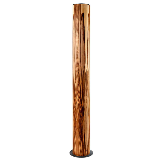 LeuchtNatur Lucerna golvlampa nötträ/stål