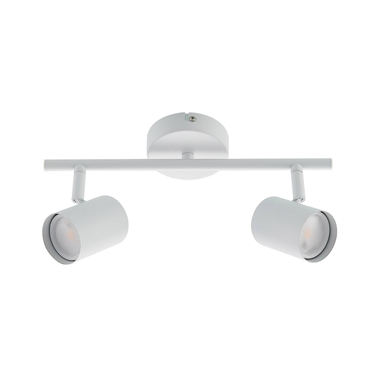 ELC Tomoki LED-taklampa, vit, 2 lampor
