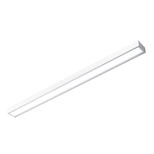 LED-vägglampa Mera, bredd 120 cm, vit, 4 000 K