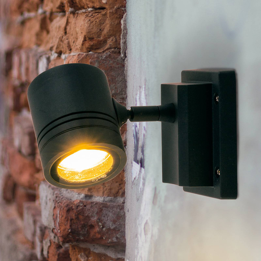Utomhusvägglampa Borneo 1 lampa och inställbar