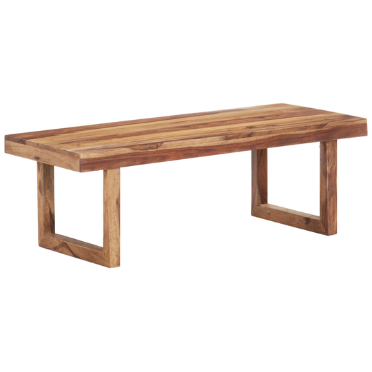 vidaXL Soffbord 100x50x35 cm massivt sheshamträ