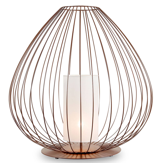 Karman Cell - bur-golvlampa, Ø 84 cm, brons