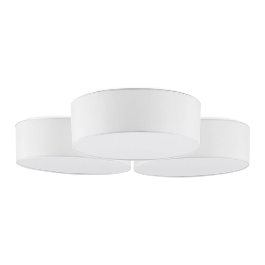 Lindby Janita LED-tygtaklampa, 3 lampor, vit