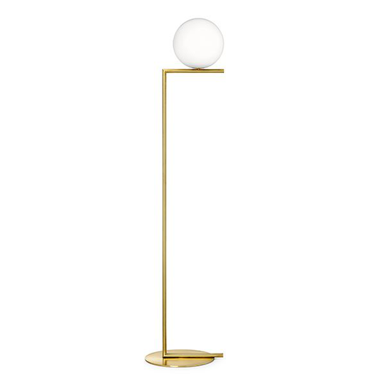 Flos IC F1 Golvlampa Mässing