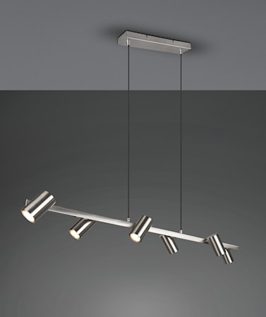Marley Taklampa 115 cm 6L 6xGU10 Borstat stål