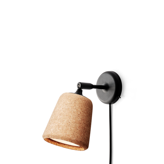 New Works Material Vägglampa Natural Cork