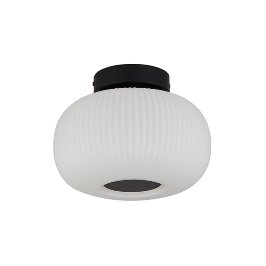 Taklampa Lumina av frostatglas