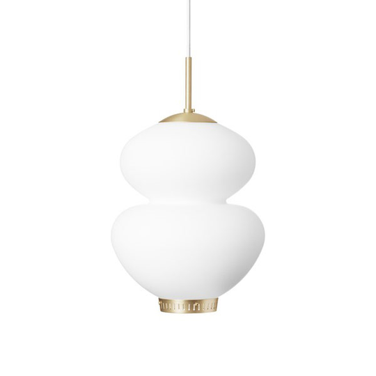 LYFA PEANUT 250 Taklampa Opal/Mässing