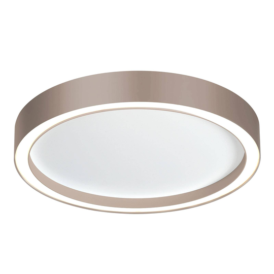 Bopp Aura LED-taklampa Ø 55 cm vit/mullvadsgrå