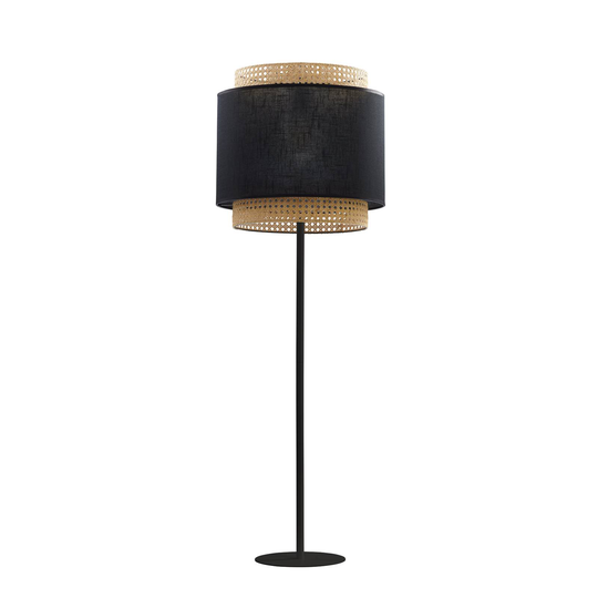 Golvlampa Boho, svart/rotting
