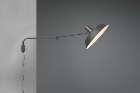 Bolder Vägglampa E27 Svart