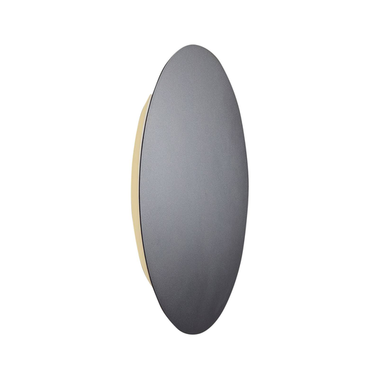Escale Blade LED-vägglampa, antracit, Ø 44 cm