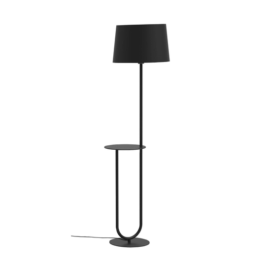 Aluminor Duo golvlampa med förvaringsbord