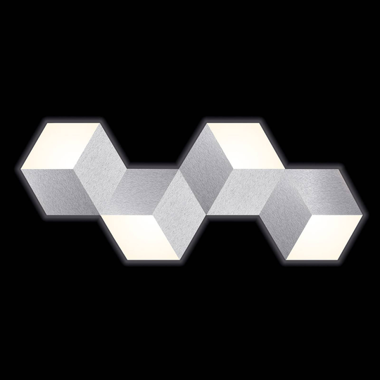 GROSSMANN Geo LED-vägglampa i abstrakt form