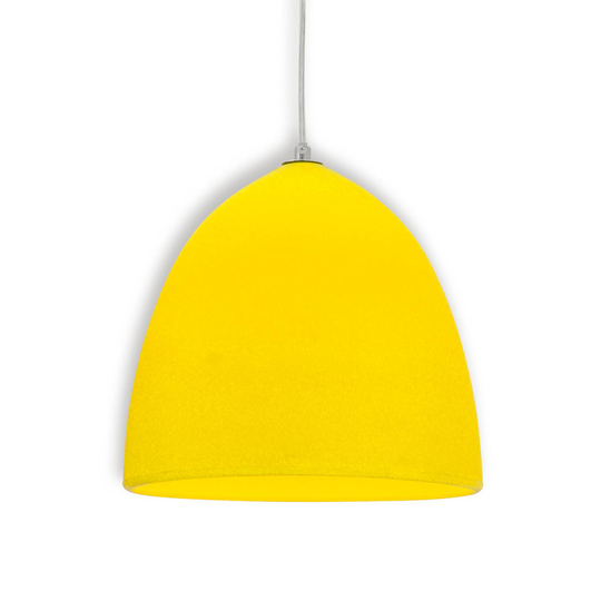 Gul taklampa Fancy i silikon