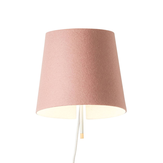 Vägglampa MUUN kontaktsladd, puder/ullvit