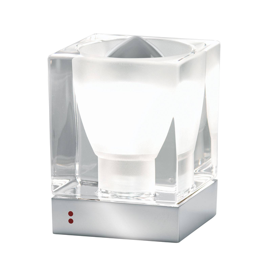 Fabbian Cubetto bordslampa GU10 krom/klar
