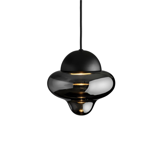 Design By Us Nutty Taklampa Rökfärgad/ Svart