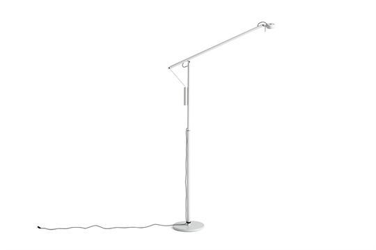 HAY Fifty-Fifty Golvlampa Grå
