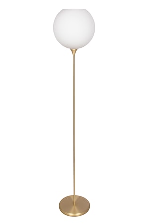 Golvlampa Bowl Vit