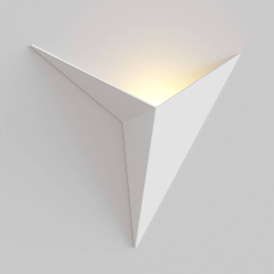 LED-vägglampa Trame vit