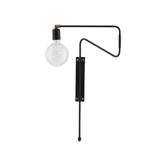 Vägglampa SWING svart CB0210, House Doctor