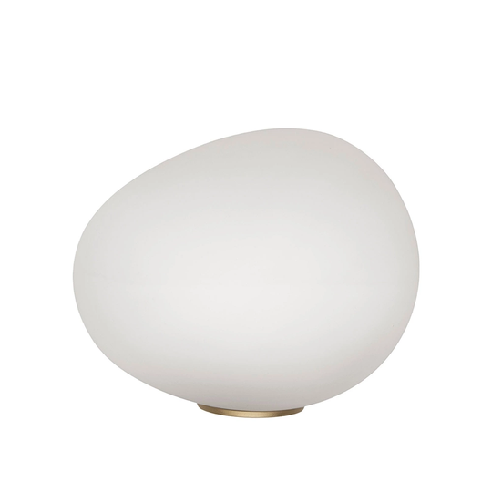 Gregg Grande Bordslampa - On/Off - Guld/Vit