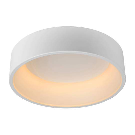 LED-taklampa Talowe, vit, Ø 45 cm