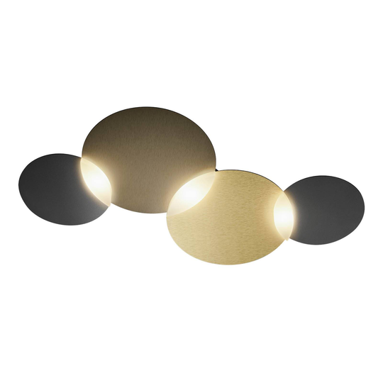 GROSSMANN Circ LED-taklampa brons mässing 3 lampor