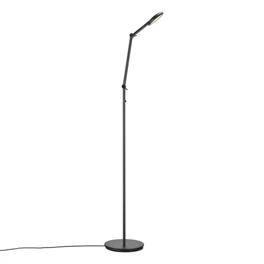LED-golvlampa Bend med touchdimmer, 1 lampa