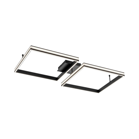 LED-taklampa Elis, CCT, kvadratisk ram