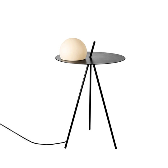 Estiluz Circ Golvlampa Svart