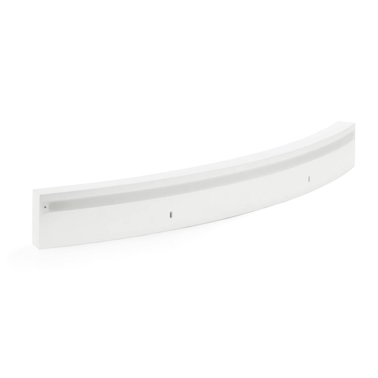LED-vägglampa Melossia, ovan strålande, 76,5 cm