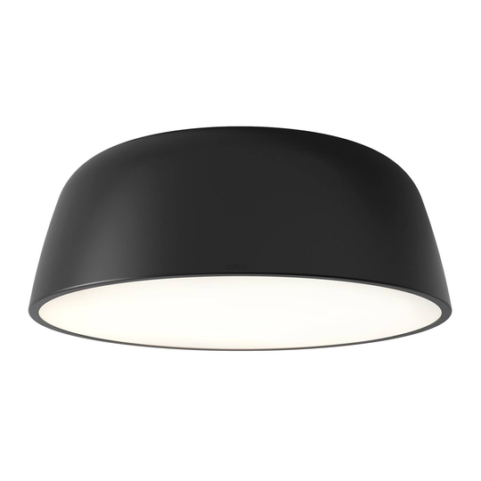 Astro Taiko taklampa, rund, Ø 40 cm, svart