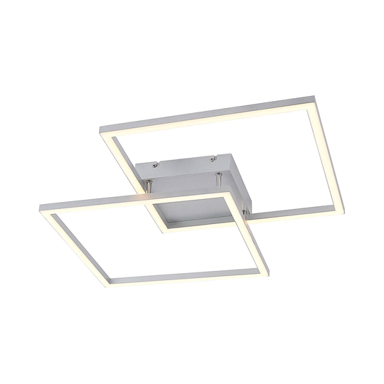Lucande Muir LED-taklampa, kvadrat, CCT