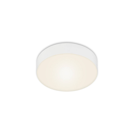 LED-taklampa Flame, Ø 15,7 cm, vit