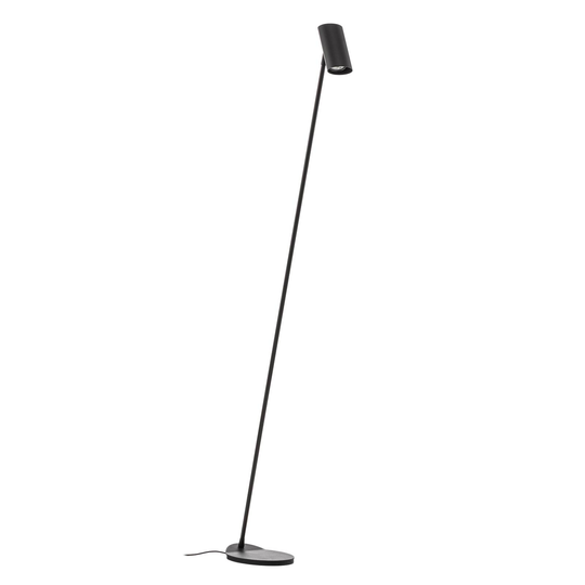 Hester - delikat golvlampa av metall, svart