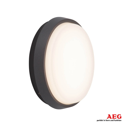 Letan Round LED-utomhusvägglampa – 9 W