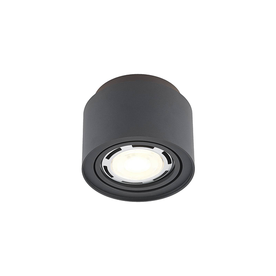 Arcchio Talima LED-taklampa, rund, svart
