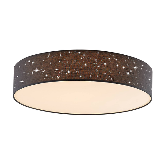 Lindby Ellamina LED-taklampa, 60 cm, mörkgrå
