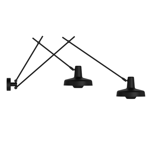 GRUPA Arigato vägglampa 2 lampor 90 cm svart