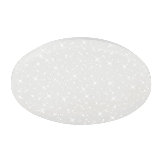 LED-taklampa Brili Splash, IP44, vit, 4 000 K