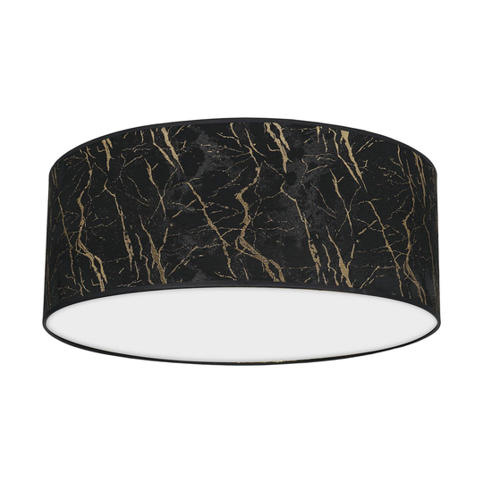 Taklampa Selma, svart-guld, Ø 40 cm