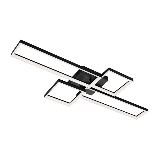 LED-taklampa 3014-015, dimbar, CCT, svart