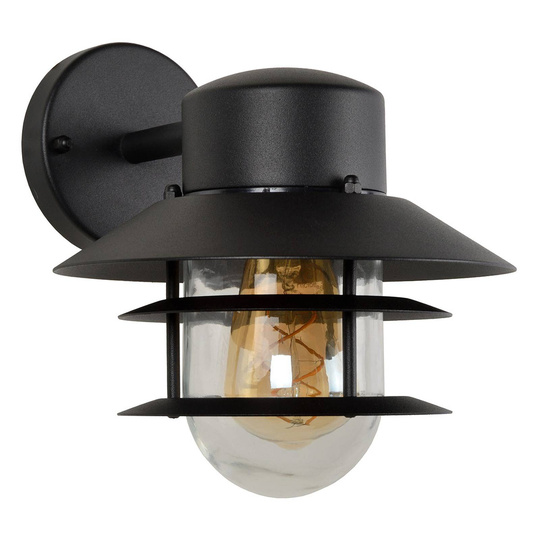 Utomhusvägglampa Zico, svart