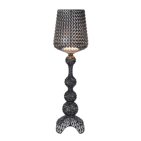LED-utomhusgolvlampa Kabuki i svart