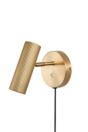 Vägglampa Hubble Borstad Mässing