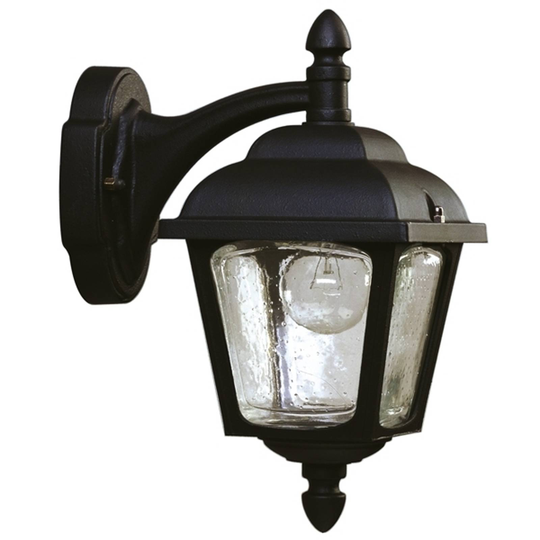 Utomhusvägglampa Landhaus 716, svart