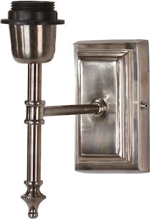 Classic Vägglampa Antiksilver 20cm