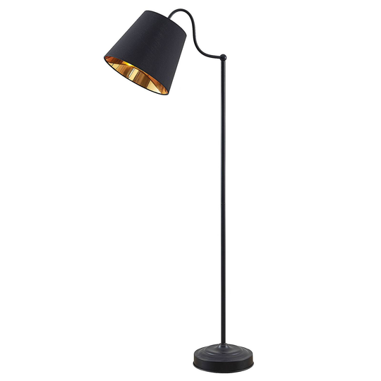 Lindby Christer golvlampa, svart, 150 cm